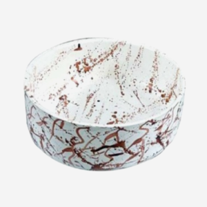 NESTO BOWL  WITH OUTSIDE & INSIDE  COLOR WITH HANDICRAFT DESIGN