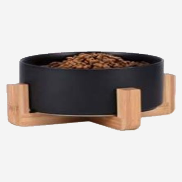 WOODEN DISH WITH OUTSIDE CHALL AND INSIDE HANDICRAFT DESIGN